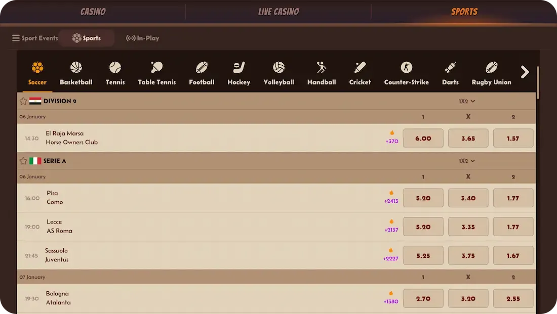 alawin casino bet on sports