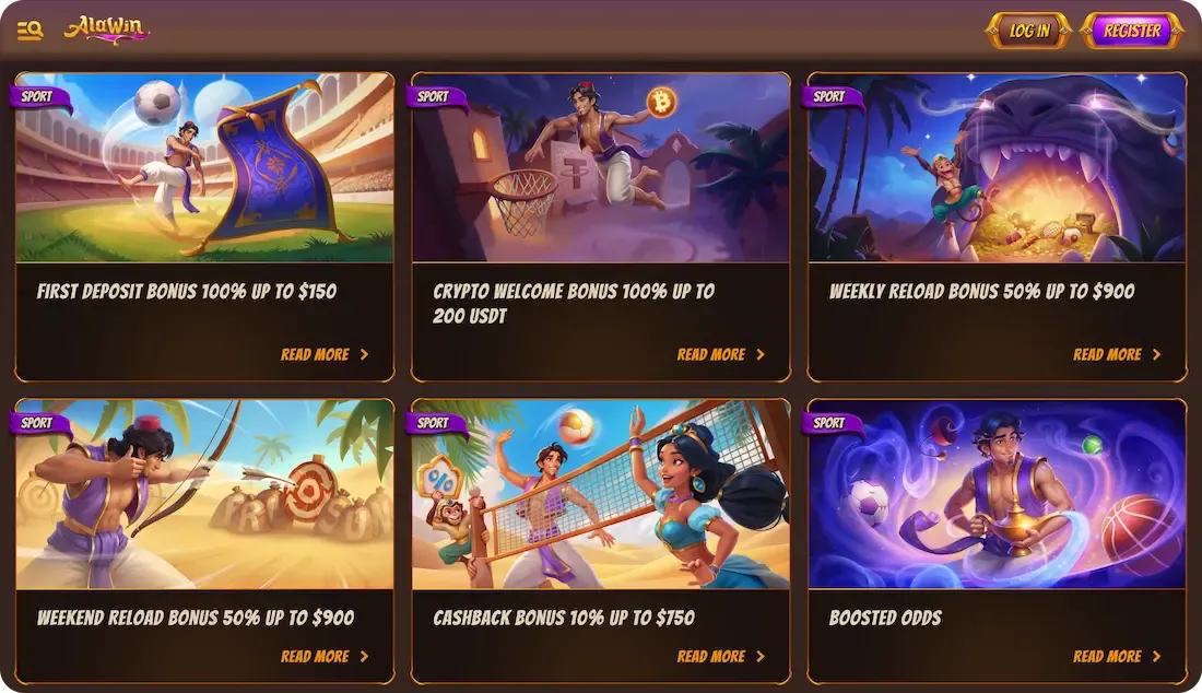 alawin casino bonus sport